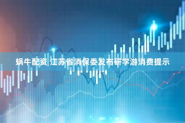 蜗牛配资 江苏省消保委发布研学游消费提示